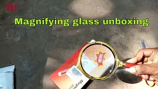 Magnifying glass 90mm unboxing
