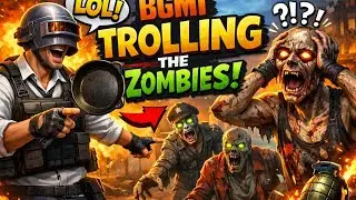 Trolling Zombies in WOW Mode 🤯😂 | BGMI Zombie Gameplay Hindi