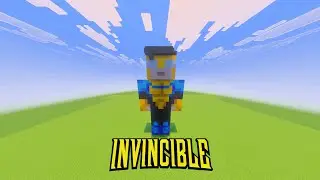 How to Build Mark Grayson From Invincible | Minecraft Statue Tutorial