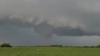 August 18 2025 - Tornado Warning, large wallcloud, Kane County Illinois, west of Chicago