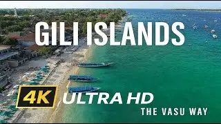Gili Islands in 4K UHD | Pristine Beaches & Crystal Clear Waters | Relaxing Music 8KTV