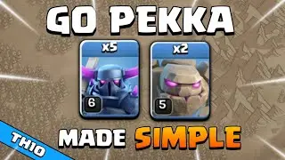 Th10 Golem Pekka Smash Pro Attack Strategy | Best Th10 Attack Strategy