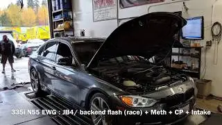 EWG N55 335i Dyno jb4 +Meth
