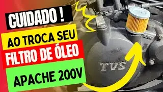 COMO TROCAR O FILTRO DE OLEO DA APACHE 200