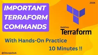 Important Terraform Commands for beginners with Hands On Practice in 10 minutes | Tamil 2024 |DevOps