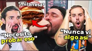 🇪🇸 ESPAÑOLES REACCIONAN A TORTA DE MILANESA CON CHORIZO 🇲🇽 DE LA CAPITAL *INSUPERABLE*