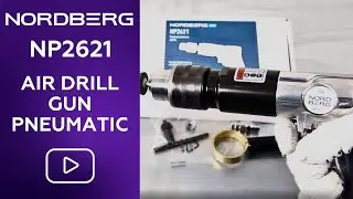 Air drill gun, pneumatic 1/2&Prime; NORDBERG NP2621