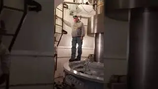 Hydro Power Plant: Hydro Generator and Turbine in Operation