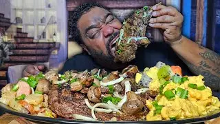 WOW! Steak And Eggs LOVER'S DREAM Mukbang!