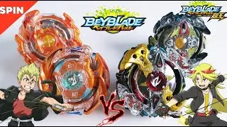 【Rantaro VS Zac】 Beyblade Burst Sparking 【호락 VS 잭】 베이블레이드 버스트 슈퍼킹 ベイブレード バースト スパーキング