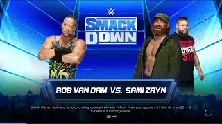 WWE 2K22 Rob Van Dam Vs Sami Zayn