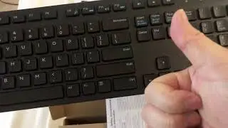 Dell km636 keyboard - unboxing