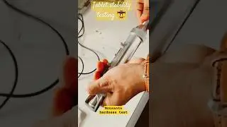 Tablet 💊 stability testing|Monsanto hardness tester #short #shorts #viralshort