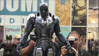 Hot Toys Iron Man 3 House Party Protocol SHOTGUN MARK 40 XL early look review 07/09/15