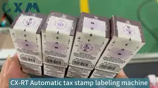 Request Catalog: Industrial Tax Stamp Line for 200-5000pcs/h #cxm  #taxstamplabelingmachine #eliquid