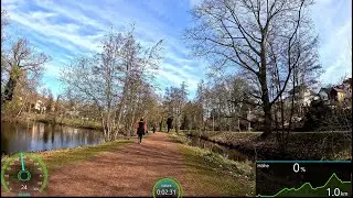 Virtual Cycling Fat Burning Workout Germany Garmin Ultra HD Video