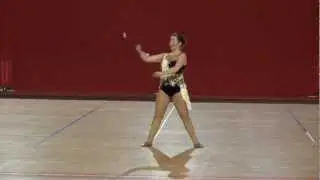 Laura AUBRY - Championne de France Senior N1 2012 de Twirling Bâton