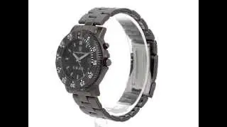 Smith & Wesson Men's SWW 045M S W A T  Black Metal Strap Watch