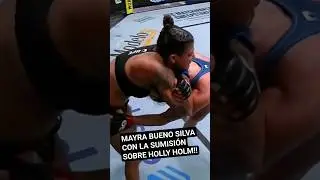 Mayra Bueno Silva somete a Holly Holm! #ufc #shorts #mma #artesmarcialesmixtas #ufcvegas77