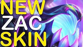 NEW EMPYREAN ZAC SKIN - Zac Jungle Gameplay - Pre-Season 13 - League of Legends