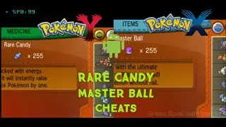 Pokemon X, Y Cheats Master ball cheats and rare candy Cheats link in description 👇👇