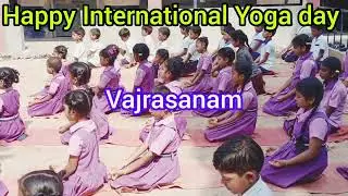 Yoga day celebrations at our School||@PVV SONGS #yoga