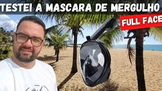 Máscara de Mergulho Full Face - Sensacional. Testada na Praia da Costa. Vila Velha - ES