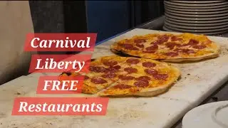 Carnival Liberty Best COMPLIMENTARY Restaurants #food #foodie #free #cruisevlog