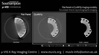 Scatter-free X-ray tomography at &mu;-VIS X-Ray Imaging Centre; University of Southampton