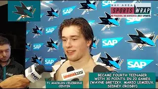 Mammoth vs. Sharks: Macklin Celebrini, Vincent Desharnais, Collin Graf, Ryan Warsofsky | 18.11.25
