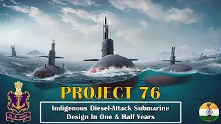 Project 76: Indigenous Diesel-Attack Submarine design in One & Half years #indiannavy