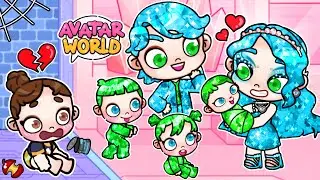 Ich bin die Einzige ohne Diamantenhaar in meiner Familie 💎😭 | Traurige Geschichte | Avatar World