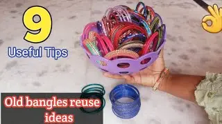 Old bangles reuse ideas | How to reuse old bangles | kitchen tips