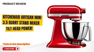 KitchenAid Artisan Mini 3.5 Quart Mixer Review | Candy Apple Red Stand Mixer 2025 | Tilt-Head Power!