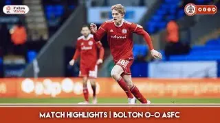⚽ MATCH HIGHLIGHTS | Bolton Wanderers 0-0 Accrington Stanley