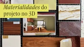 volumes, cores e texturas do projeto – apto. lobato.