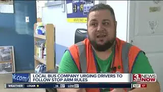 Bus drivers share dangers of stop arm violations