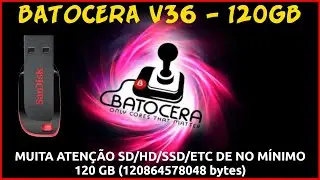 Batocera V36 - Especial Parceiros da Emula&ccedil;&atilde;o - Imagem de 120GB, somente para PC64