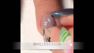 CND Shellac Snowdrop tutorial