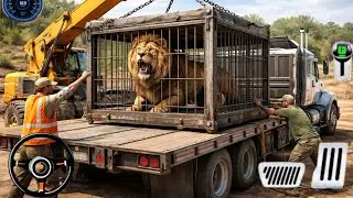 Real Animal transport truck 🚒 Game Simulator 3D-  Android Gameplay 