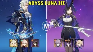 C3 Neuvillette Hyper Carry & C2 Clorinde Overload - Spiral Abyss Luna III Genshin Impact