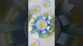 Rubber Duck Baby Shower Pins Tutorial