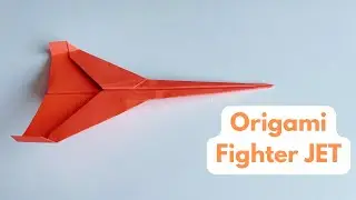 How to Make a Paper Fighter JET | Easy Origami Fighter JET Tutorial Step by Step