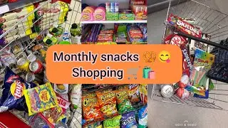 Monthly snacks 🥨🤤 shopping 🛍️🛒#trending#viral#short vlog 💖🎊🎉😋