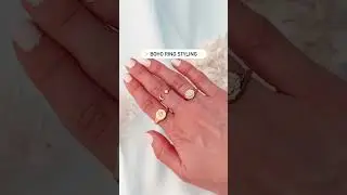 Styling our fave boho rings ✨ #boho #fyp #styling #jewellery #rings #sydney #gold #925 #shorts