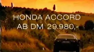 Honda Accord 1993: TV Werbung