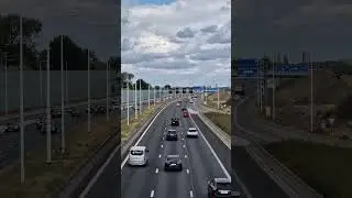 Relaxing City Traffic 🚚🏍️ #TrafficFlow #CarsAndTrucks #RoadView #Transportation #TravelVibes #azmaik