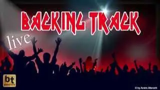 live Backing Track in E minor Heavy Metal Iron Maiden style
