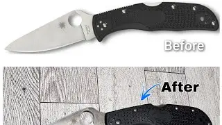 Spyderco Endela Reprofile Modification - Knife Mod