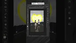 Make Glowing Love  #youtubeshorts #photoshop